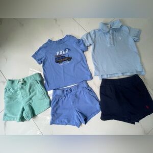 Bundle Ralph Lauren 2 sets plus short for 12 months boy.Very good condition